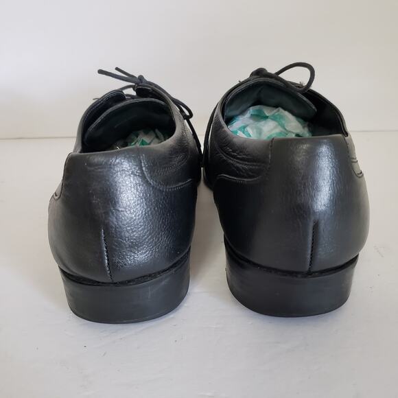 Cole Haan Men's Black Leather Lace Up Casual Dress Shoes Size 12 - Picture 6 of 10